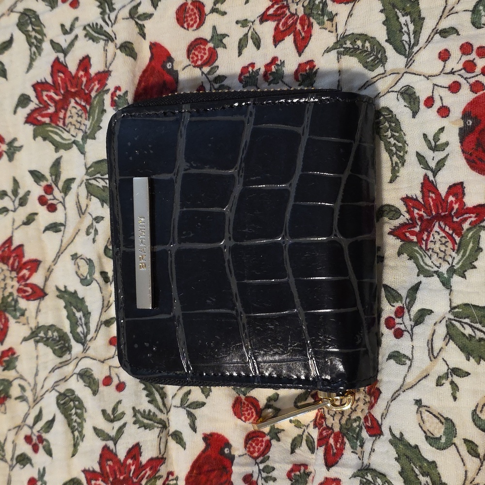 Brahmin Mini Suri - Black Veil Wallet